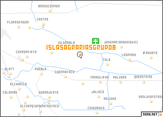 map of Islas Agrarias Grupo B