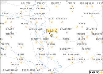 map of Islaz