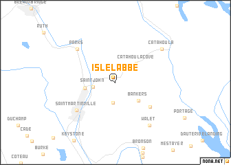 map of Isle Labbe