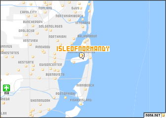 map of Isle of Normandy