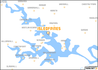 map of Isle of Pines