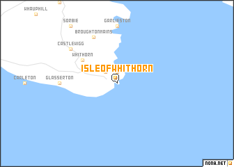 map of Isle of Whithorn