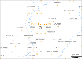 map of Isleta Capoy