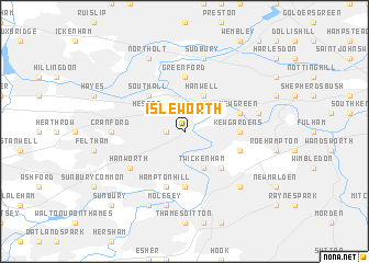 map of Isleworth