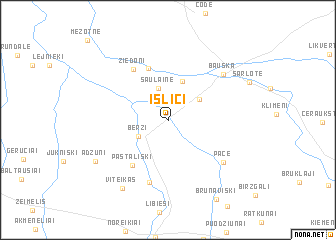 map of Īslīči