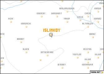 map of İslimköy