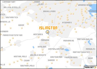 map of Islington