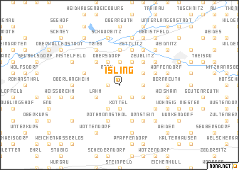 map of Isling