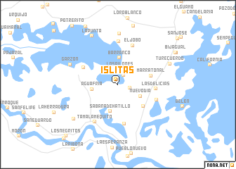 map of Islitas