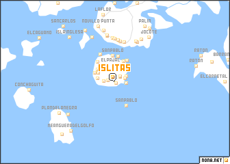 map of Islitas