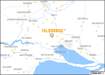 map of Islomobod