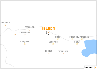 map of Isluga