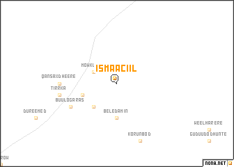 map of Ismaaciil