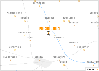 map of Ismagilovo