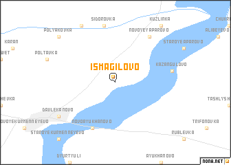 map of Ismagilovo