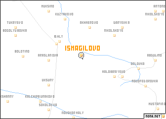 map of Ismagilovo