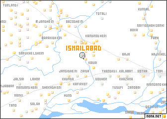 map of Ismāīlābād