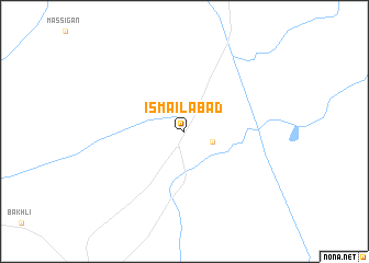 map of Ismāilābād