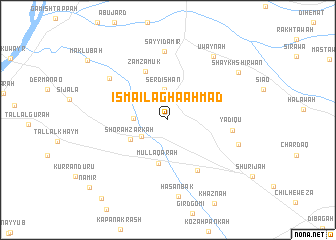 map of Ismā‘īl Āghā Aḩmad