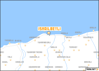 map of İsmailbeyli