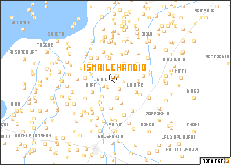 map of Ismāīl Chandio