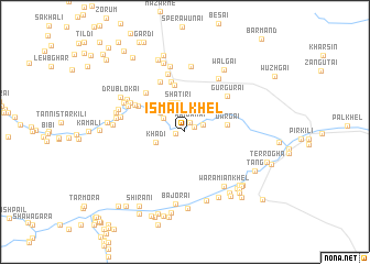 map of Ismāīl Khel