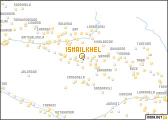 map of Ismāīl Khel