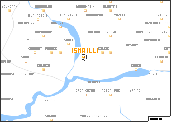 map of İsmailli