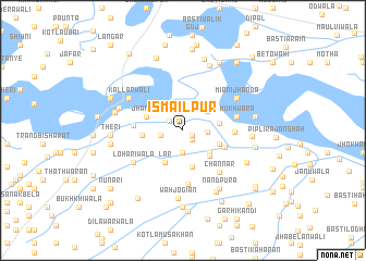 map of Ismāīlpur