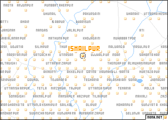 map of Ismailpur
