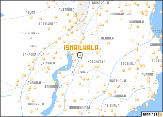 map of Ismāilwāla