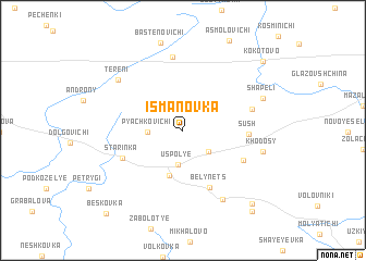 map of Ismanovka