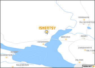 map of Ismentsy