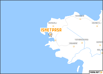 map of İsmetpaşa