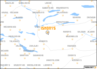 map of Ismonys