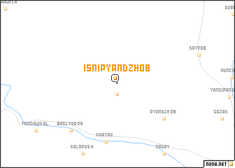 map of Isni-Pyandzh-Ob