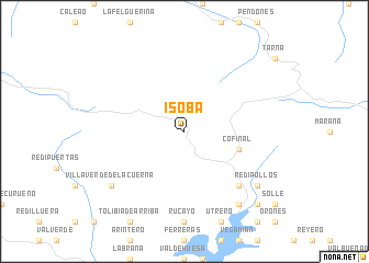 map of Isoba