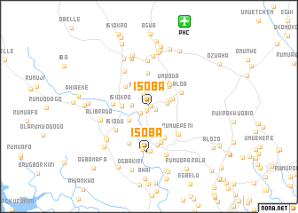 map of Isoba