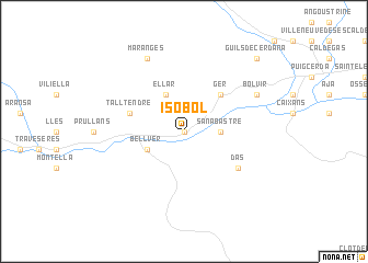 map of Isóbol