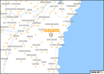 map of Iso-dong