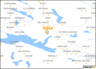 map of Isöga