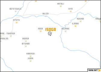 map of Isoga