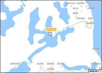 map of Isoge