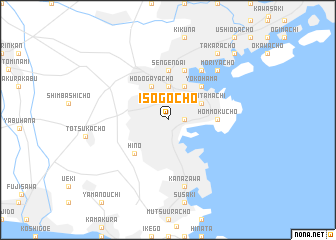 map of Isogochō