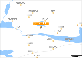 map of Isokallio