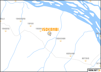 map of Isokambi