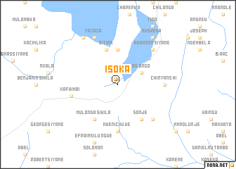 map of Isoka