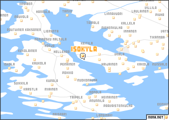 map of Isokylä