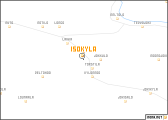 map of Isokylä