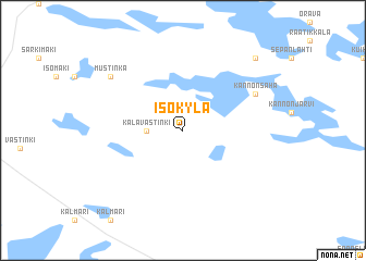 map of Isokylä